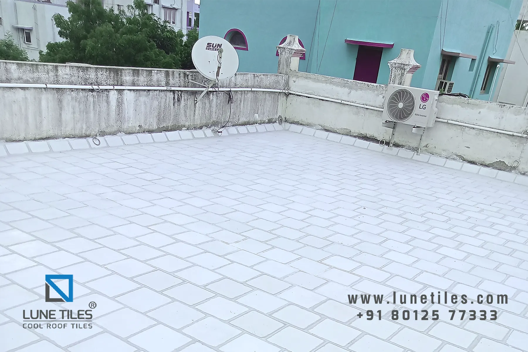 Weathering Tiles | Solar Reflective Tiles | Terrace Tiles